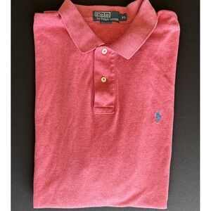 Polo By‎ Ralph Lauren Short Sleeve Mens Shirt XL Watermelon Color